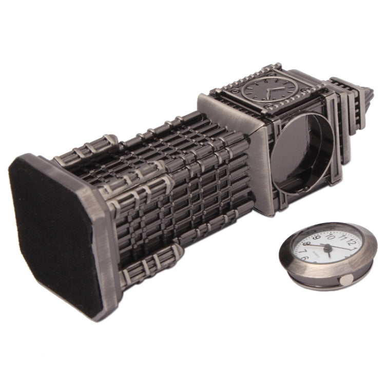 Novelty Clock Tower Themed Miniature Desktop Mini Clock