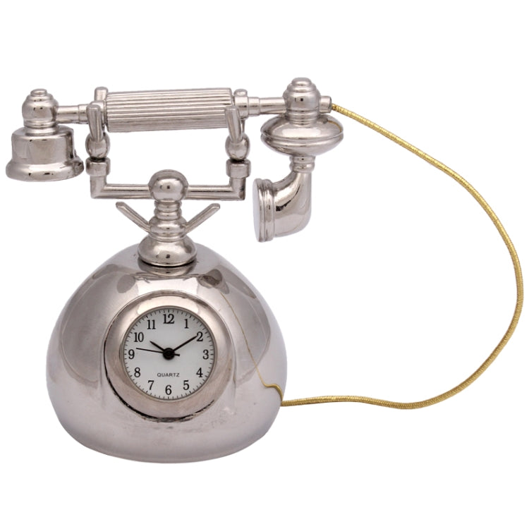 Novelty Telephone Themed Miniature Desktop Mini Clock