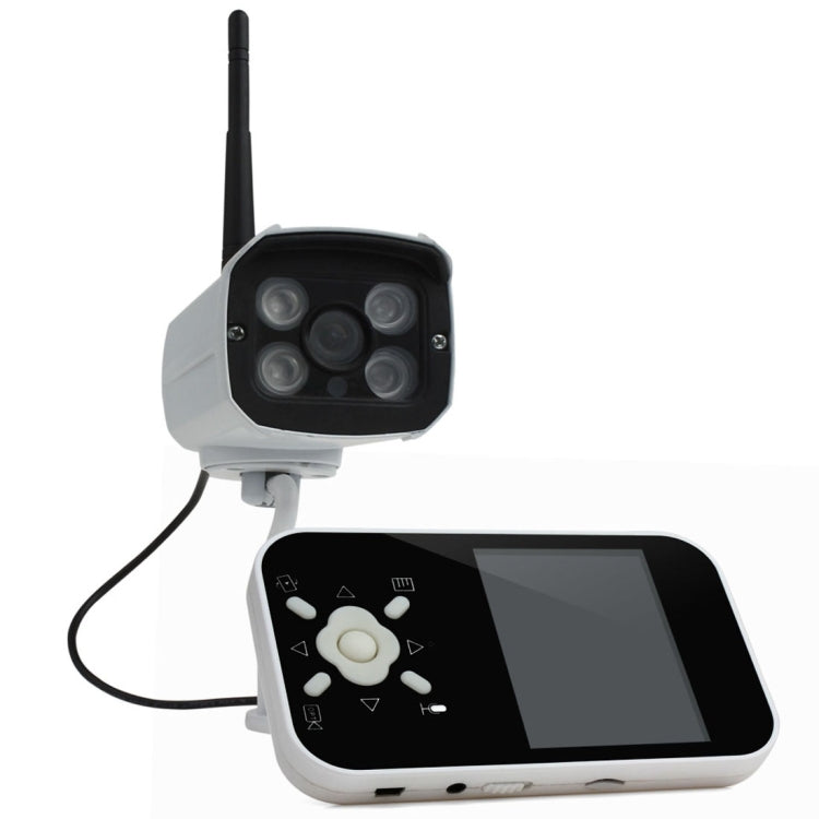 S319 3.5 inch High Definition LCD Screen Video Surveillance Wireless Digital Home DVR Kit, Support Motion Detect