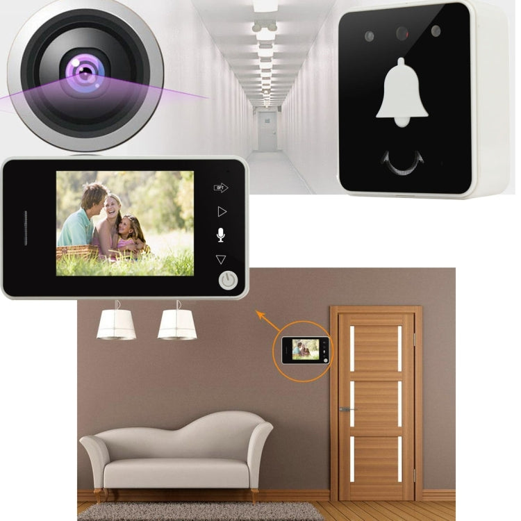 E353 3.5 inch High Definition LCD Screen Electronic Door Peephole Viewer, without Video Recording