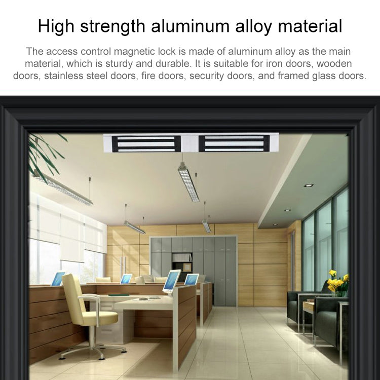 YH-180D Double Door Magnetic Lock (300Lbs)
