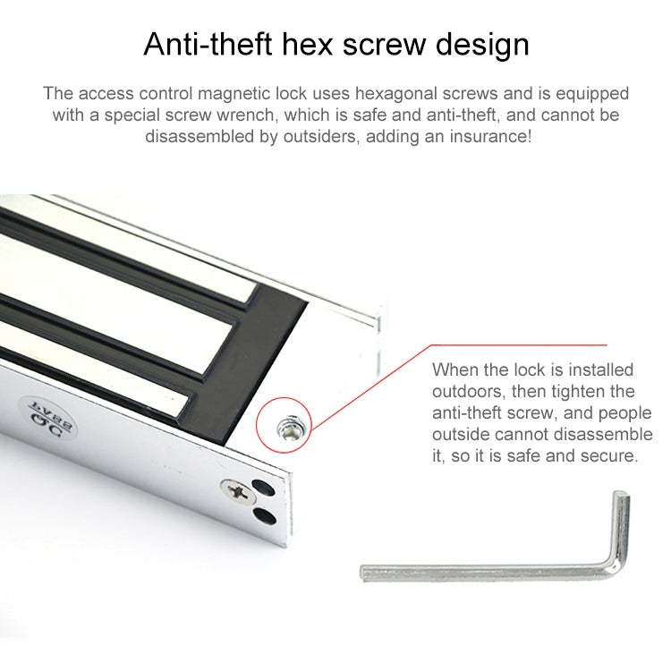 YH-280D Double Door Magnetic Lock (600Lbs)