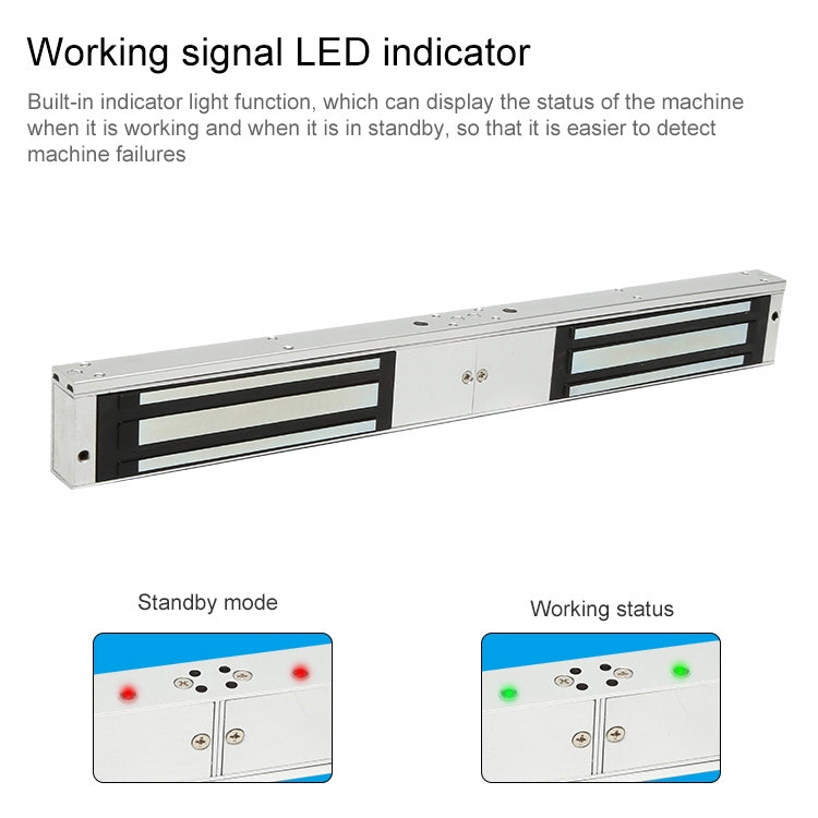 YH-280D Double Door Magnetic Lock (600Lbs)