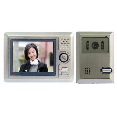 5 inch Hands Free Color Video Door Phone System with Hand Move Alarm Function