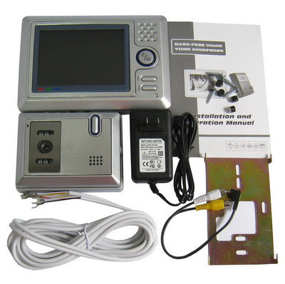 5 inch Hands Free Color Video Door Phone System with Hand Move Alarm Function