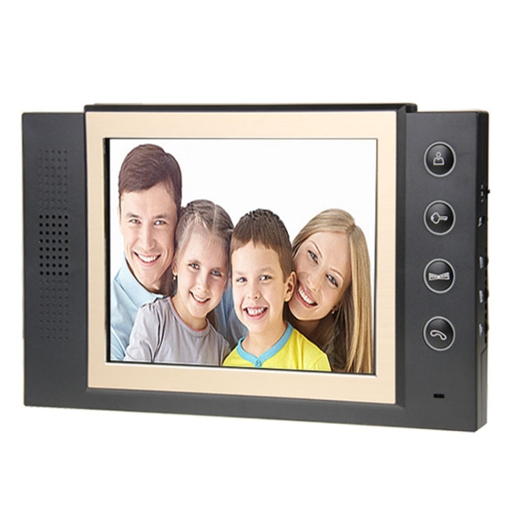 DP-889 8.0 inch Ultra-thin TFT Screen Video Door Phone DoorBell Intercom System 700TVL Camera, Support Night Vision