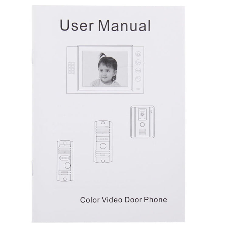 DP-889 8.0 inch Ultra-thin TFT Screen Video Door Phone DoorBell Intercom System 700TVL Camera, Support Night Vision