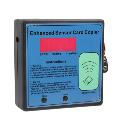 125KHz RFID Card Copier/Duplicator with Writable RFID Card and Keychain (Standalone Operation)(Black)