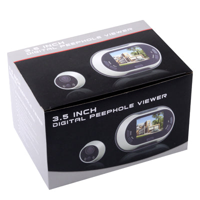 3.5 inch Digital Video DoorBell Phone Peephole Viewer, 0.3 Mega Pixels Camera, View Angle: 170 Degree