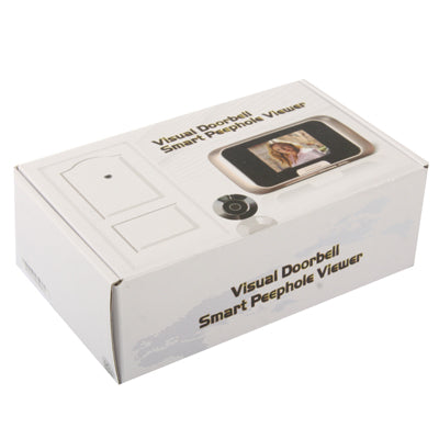 2.8 inch Screen Phone Style Smart Peephole Viewer / Visual Doorbell, 0.3 Mega Pixels Camera, Support TF Card