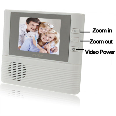 2 in 1 0.3 Mega Pixels 3X Digital Zoom 2.8 inch TFT Screen Electronic Door Peephole Viewer With Door Bell Alert (Doorbell Function), Apply to be Installed Directly at the Door (S2)