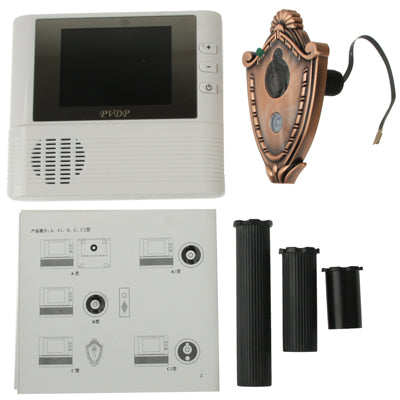 2 in 1 0.3 Mega Pixels 3X Digital Zoom 2.8 inch TFT Screen Electronic Door Peephole Viewer With Door Bell Alert (Doorbell Function), Apply to be Installed Directly at the Door (S2)