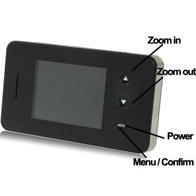 0.3 Mega Pixels 3X Digital Zoom 2.8 inch TFT Screen Ultra High Definition Electronic Peephole Viewer with Night Vision / Destruction Alarm (S5)