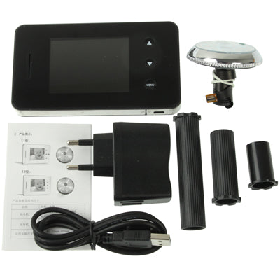 0.3 Mega Pixels 3X Digital Zoom 2.8 inch TFT Screen Ultra High Definition Electronic Peephole Viewer with Night Vision / Destruction Alarm (S5)