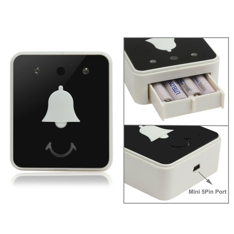 S528 5 inch High Definition LCD Screen Baby Monitor + Peephole Door Bell Kit, Support Motion Detect