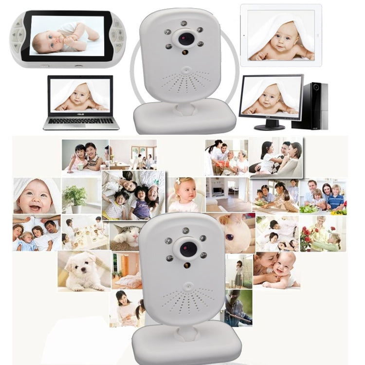 S511 5 inch High Definition LCD Screen Video Recording Baby Monitor, Support Motion Detect