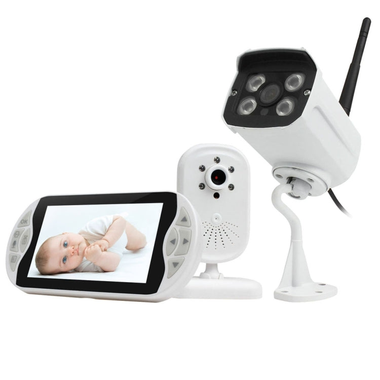 S522 5 inch High Definition LCD Screen Baby Monitor + Wireless Monitor Kit, Support Motion Detect
