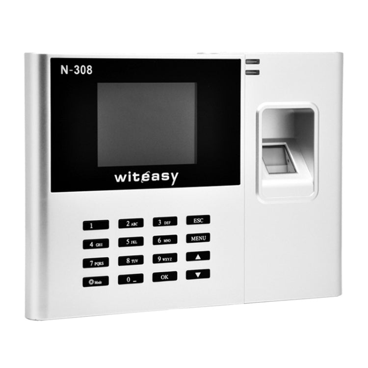 N-308 2.8 inch Color TFT Screen Fingerprint Time Attendance, USB Communication Office Time Attendance Clock