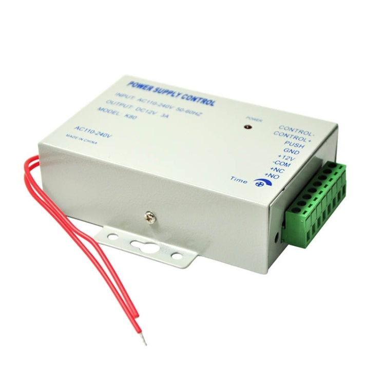 MJPT002 Door Access Control System Kits + Strike Door Lock + 10 ID Keyfobs + Power Supply + Exit Button + Remote Controller