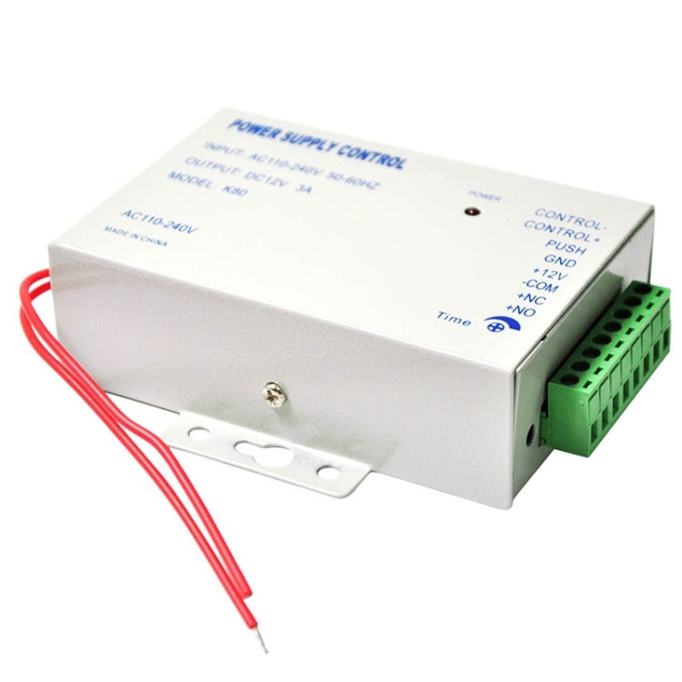 MJPT105 Fingprint & Password Access Control System Kits + Electric Lock + Power Supply + Touch Exit Button