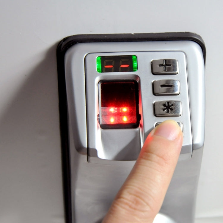 DIY-788 Fingerprint Lock Biometric Digital Lock for Office / Private Home Security, Support up to 99 Fingerprints Memory & 1 Password(Silver)