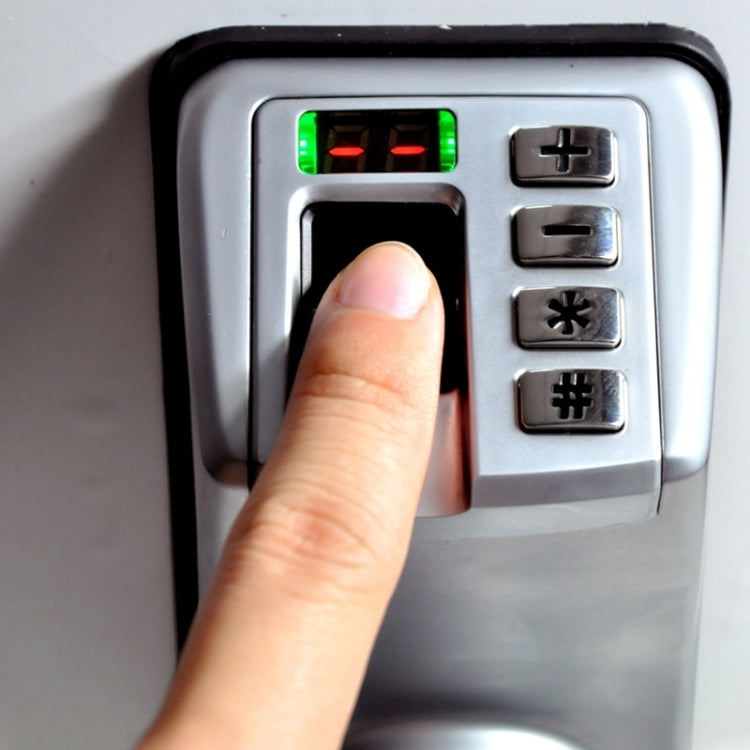 DIY-788 Fingerprint Lock Biometric Digital Lock for Office / Private Home Security, Support up to 99 Fingerprints Memory & 1 Password(Silver)