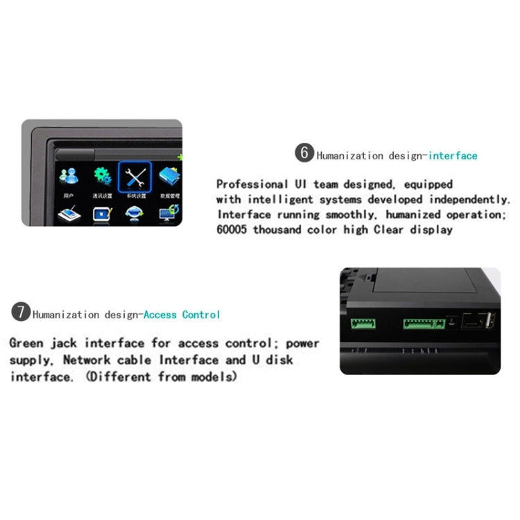Facial Recognition Access & Attendance System, TCP / IP (Standard Version) A703