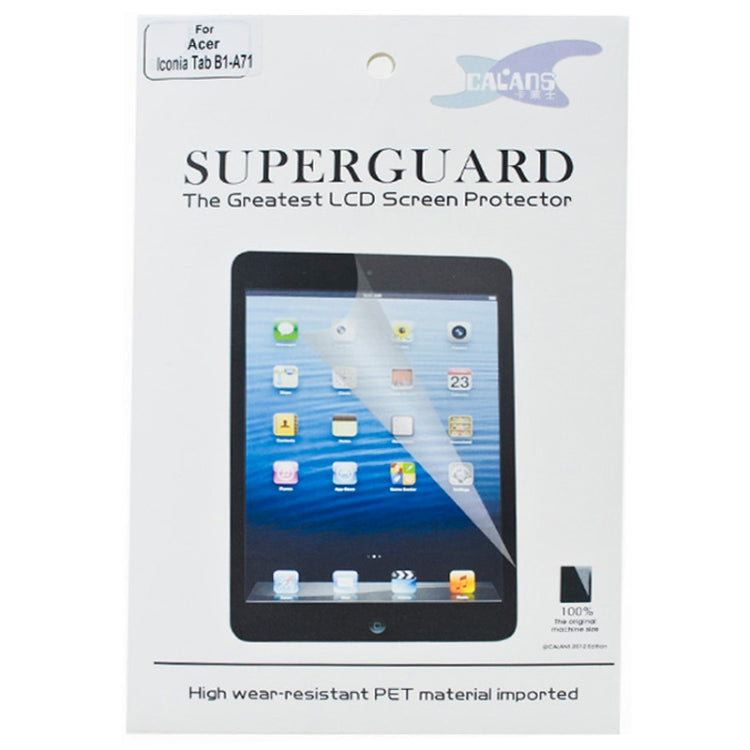 Clear Professional LCD Screen Protector Protective Film Guard for Acer Iconia  B1-A71(Transparent)