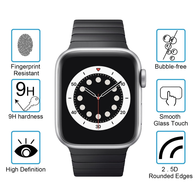 For Apple Watch Edition 42mm 42mm Dial Diameter 9H+ Surface Hardness 2.5D Explosion-proof Tempered Glass Film