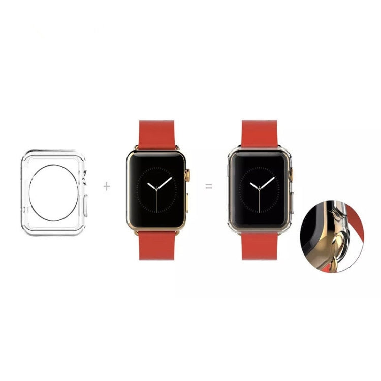 Transparent Crystal TPU Case For Apple Watch 38mm