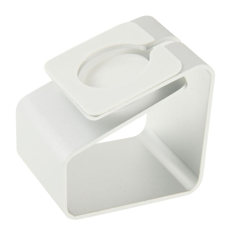 For Apple Watch 38mm / 42mm Aluminum Charger Holder(Silver)