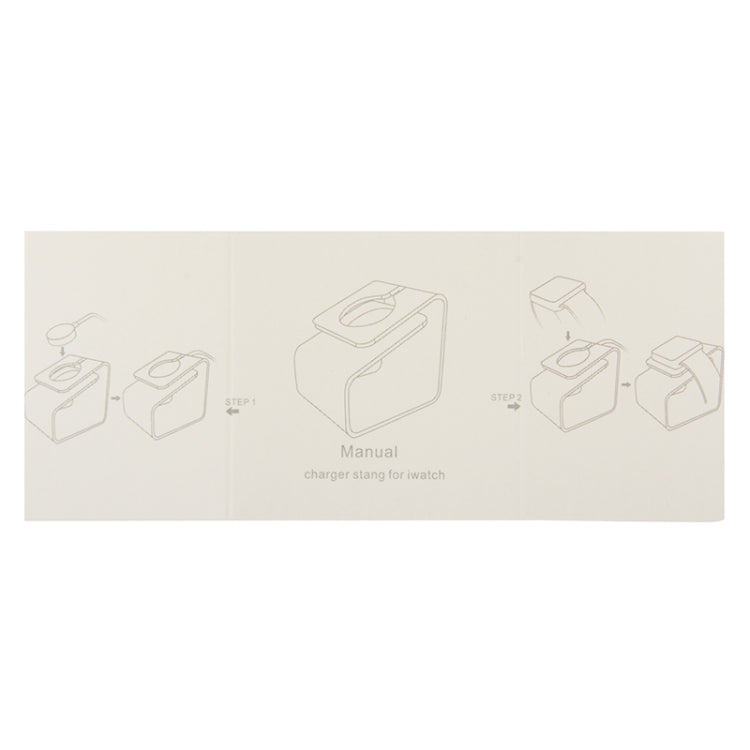 For Apple Watch 38mm / 42mm Aluminum Charger Holder(Silver)