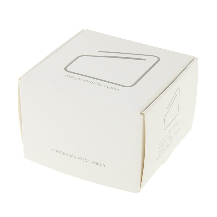 For Apple Watch 38mm / 42mm Aluminum Charger Holder(Silver)