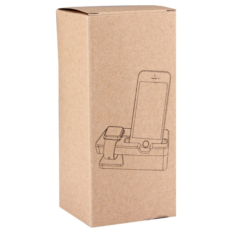 Bamboo Wooden Charger Holder for Apple Watch 38mm & 42mm / iPhone 7 & 7 Plus / iPhone 6 & 6 Plus / iPhone 5 & 5S & 5C