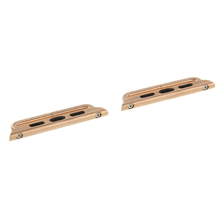 2 PCS for Apple Watch 42mm Metal Strap Connector Metal Buckle with Screwdrivers Tool