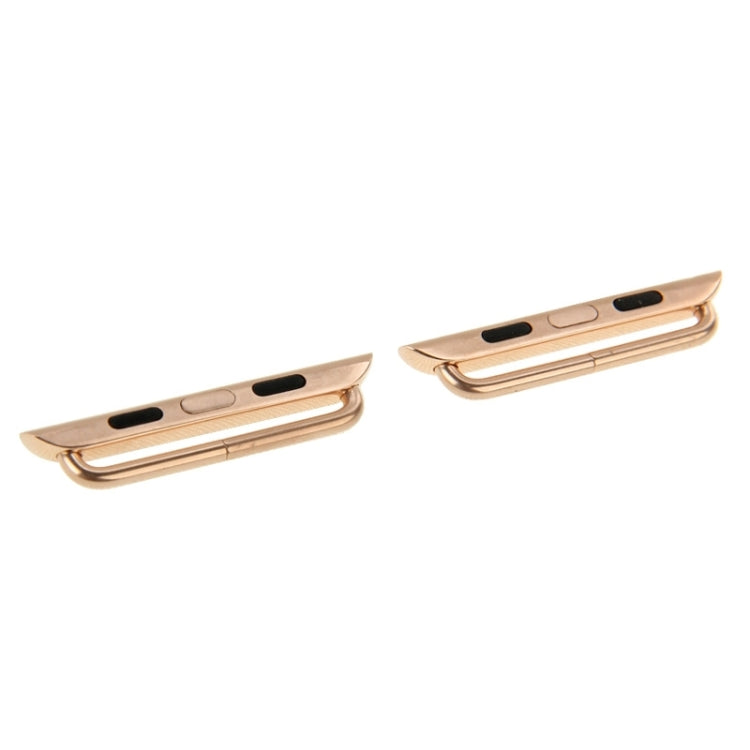 2 PCS for Apple Watch 42mm Metal Strap Connector Metal Buckle with Screwdrivers Tool