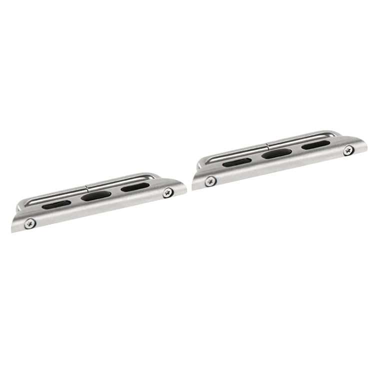 2 PCS for Apple Watch 42mm Metal Strap Connector Metal Buckle with Screwdrivers Tool