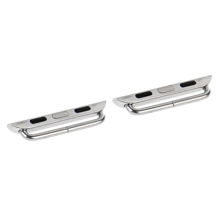 2 PCS for Apple Watch 42mm Metal Strap Connector Metal Buckle with Screwdrivers Tool
