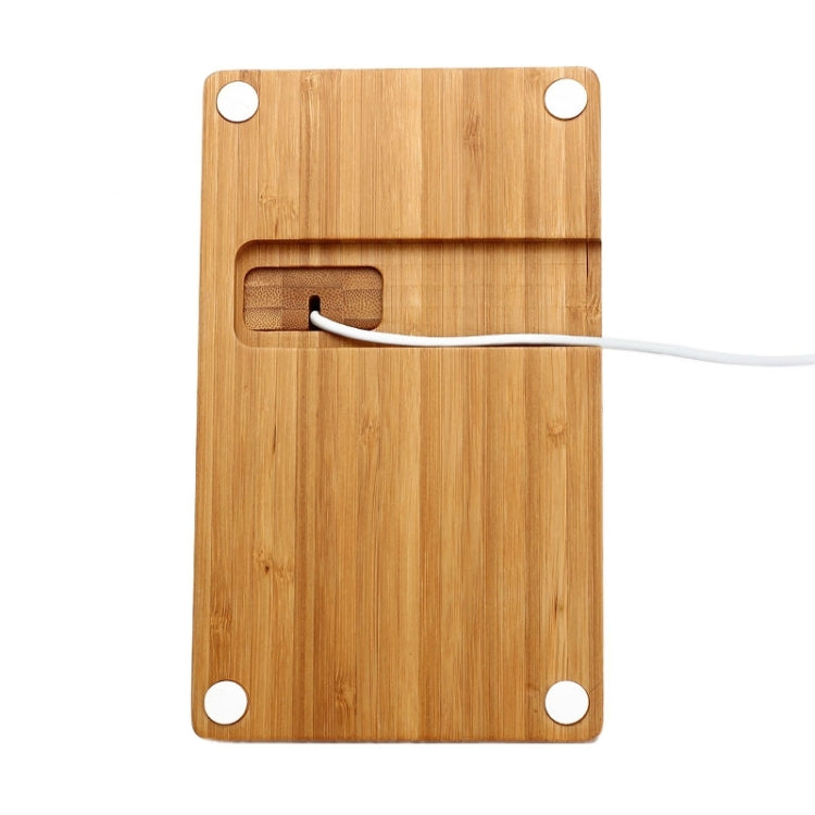 3 in 1 Bamboo Charging Holder Display Stand for Apple Watch 38mm & 42mm / iPhone 6 & 6 Plus / iPhone 5 & 5S & 5C / iPad
