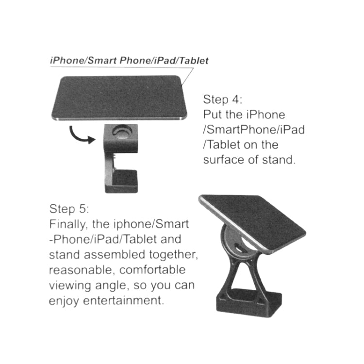 Plastic Charger Holder for Apple Watch 38mm & 42mm, Stand for iPhone 6s & 6s Plus, iPhone 6 & 6 Plus, iPhone 5 & 5S, Galaxy S6 / S5, HTC, Nokia, Sony