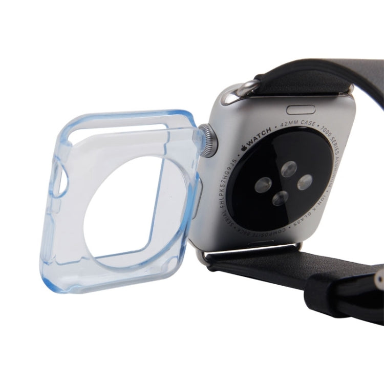 For Apple Watch 38mm Transparent TPU Protective Case