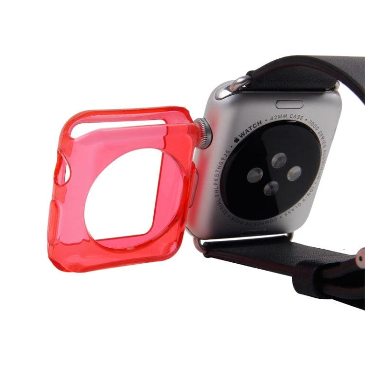 For Apple Watch 38mm Transparent TPU Protective Case