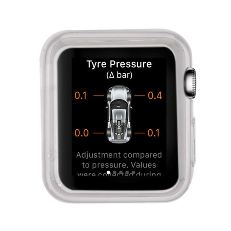 For Apple Watch 38mm Transparent TPU Protective Case
