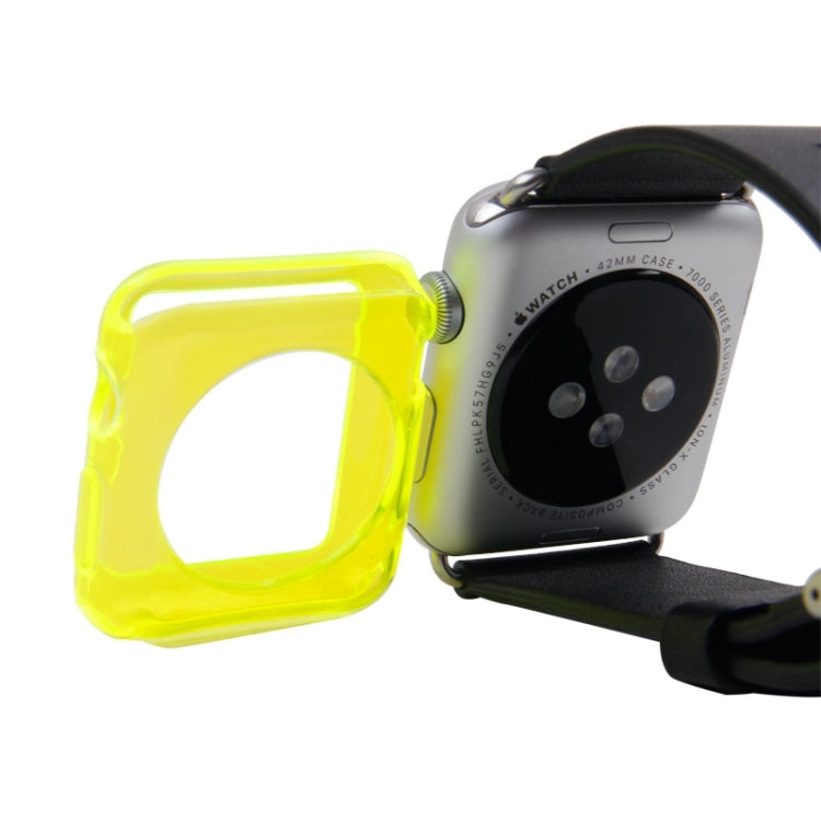For Apple Watch 38mm Transparent TPU Protective Case