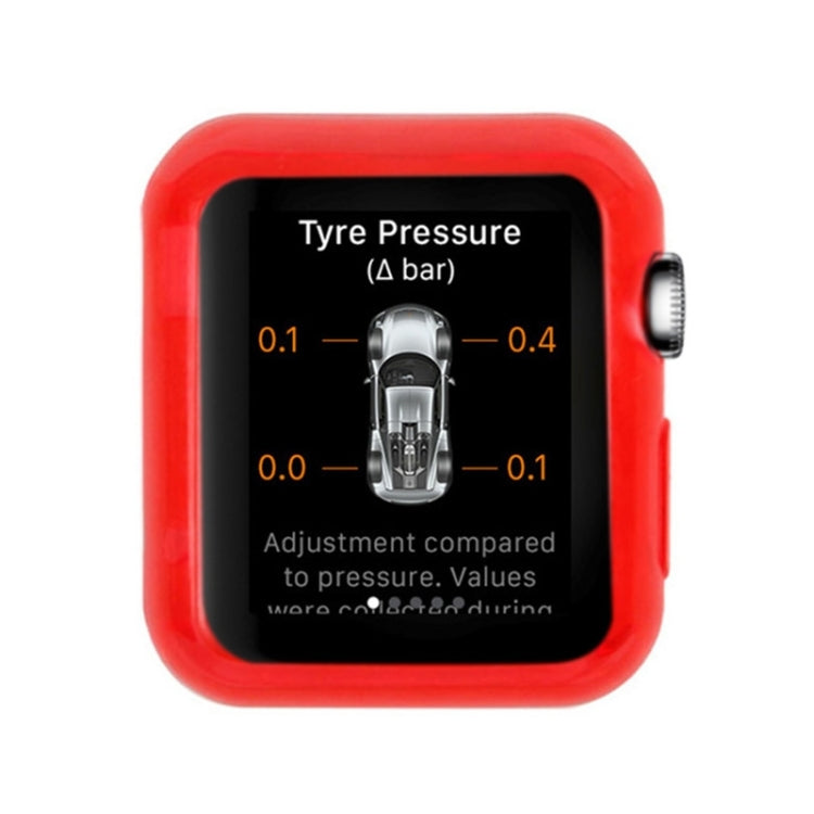 For Apple Watch 42mm Transparent TPU Protective Case