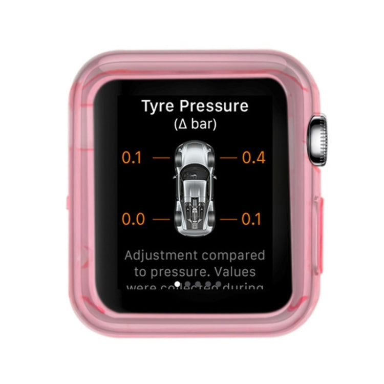 For Apple Watch 42mm Transparent TPU Protective Case