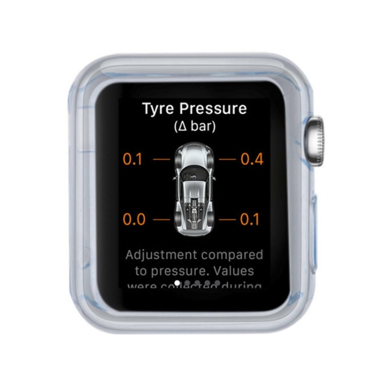 For Apple Watch 42mm Transparent TPU Protective Case