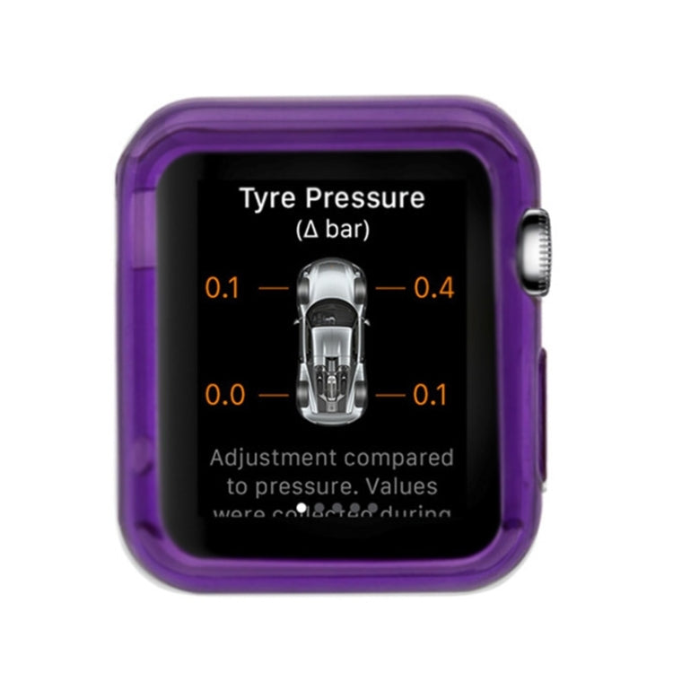 For Apple Watch 42mm Transparent TPU Protective Case