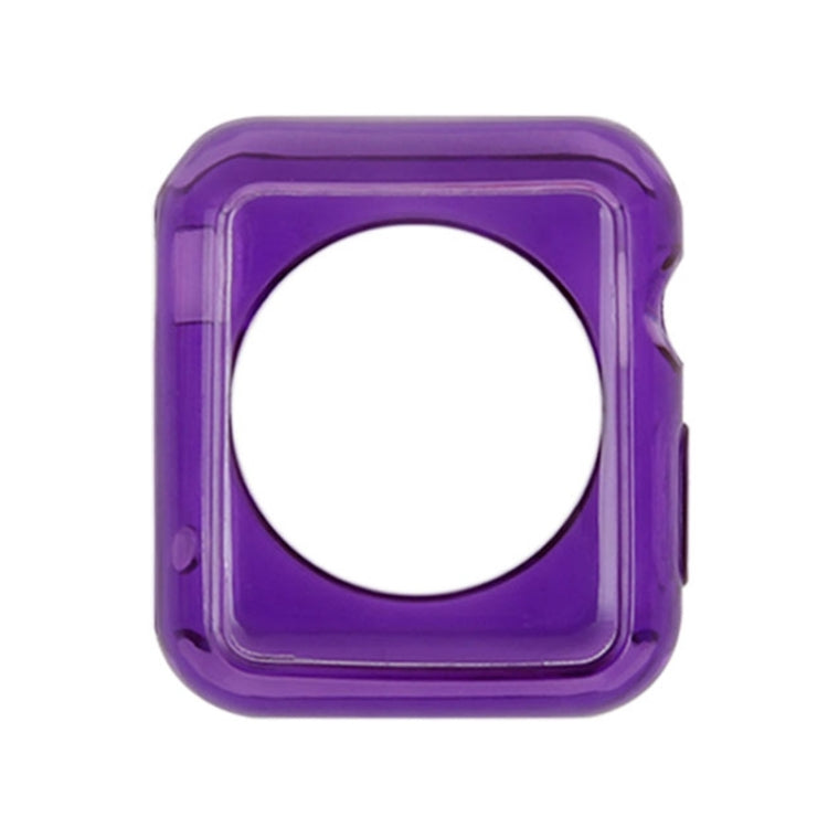 For Apple Watch 42mm Transparent TPU Protective Case