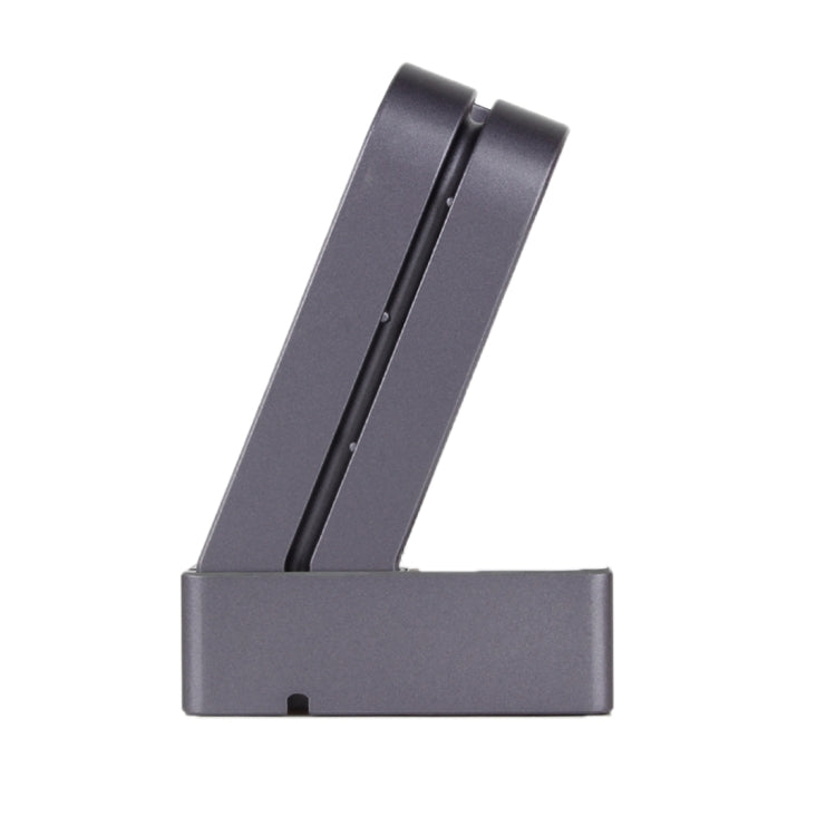 Metal Holder for Apple Watch 38mm & 42mm with Wireless Charger & Power Bank, Wireless Charger for Galaxy S6 / S6 edge / S6 edge Plus / Note 5, Apple Watch Charging Cable Not Included